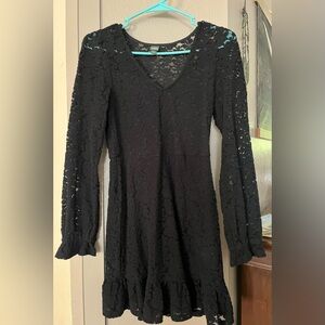 Lace black dress